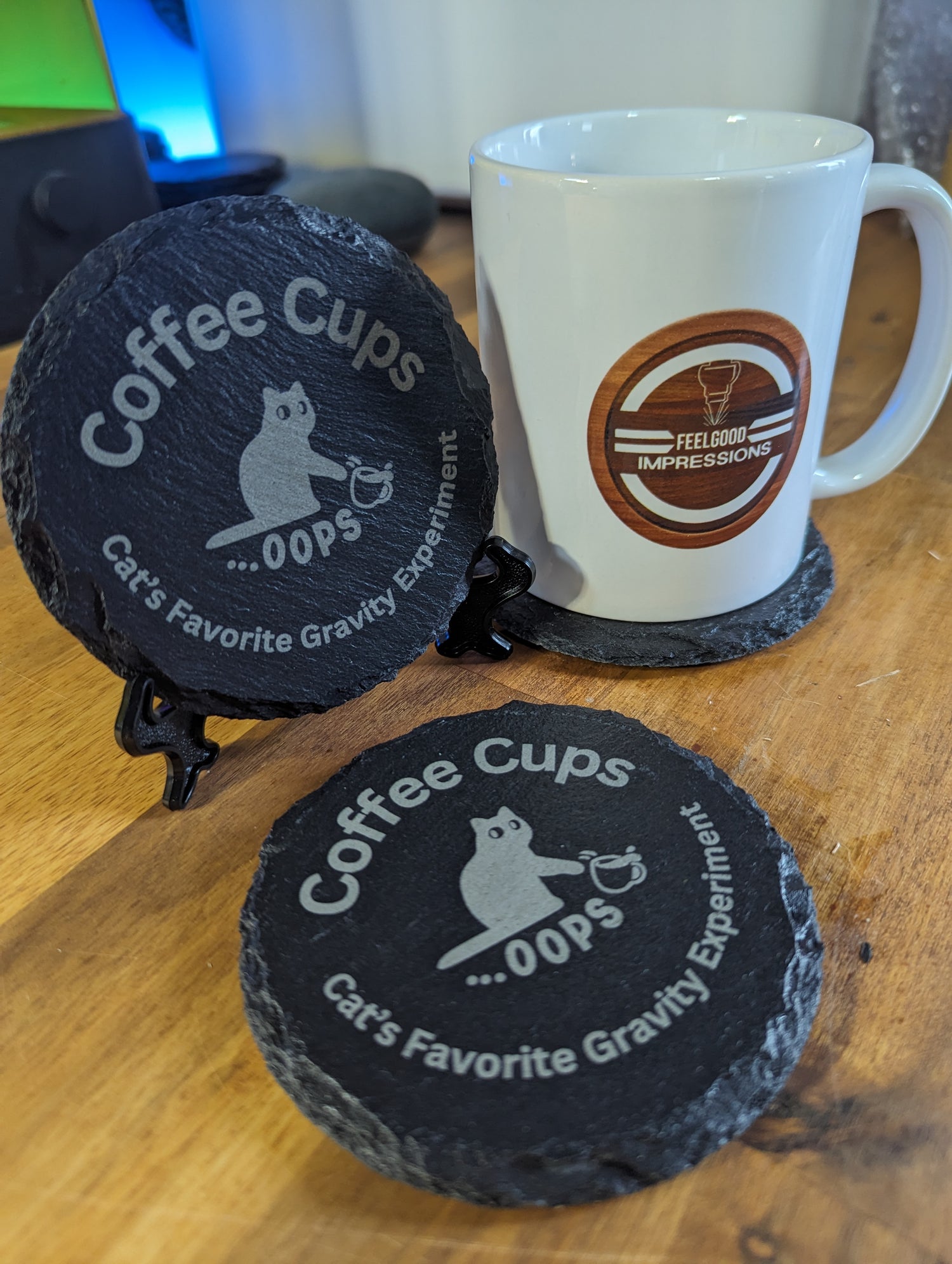 Engraved Slate Coasters – Unique Gifts in Canada