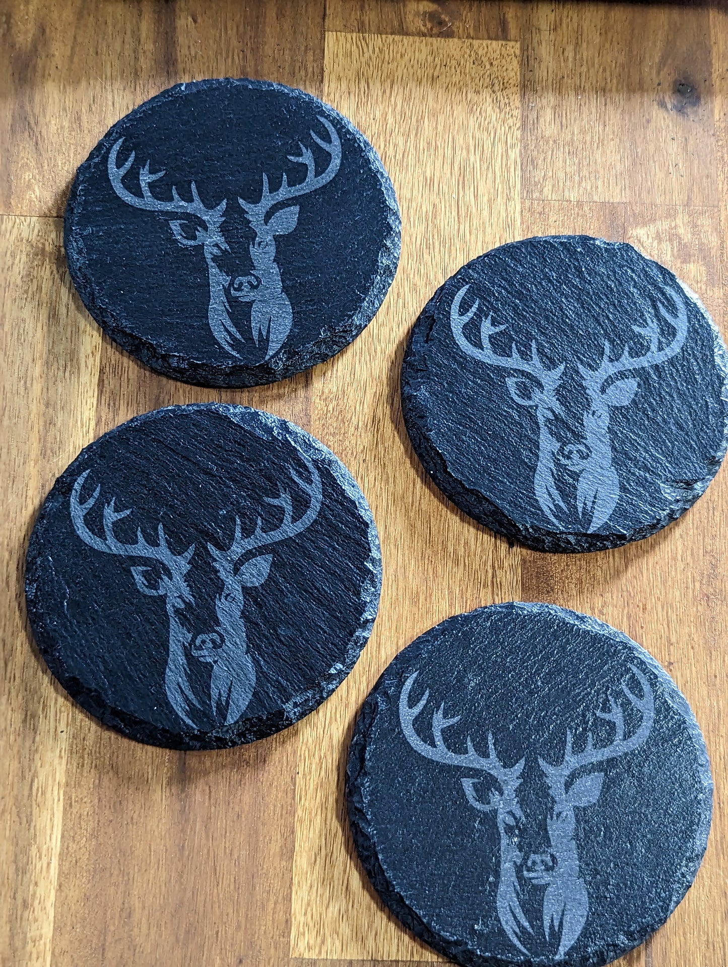 Stag Slate Coasters | Sets of 4