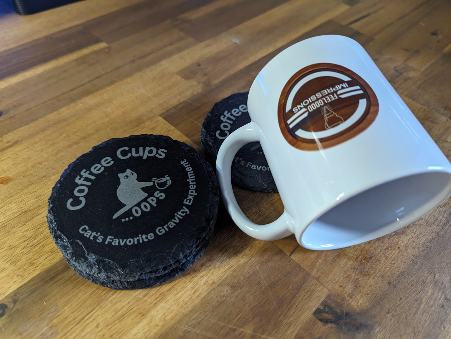 Cat Slate Coasters | Sets of 4