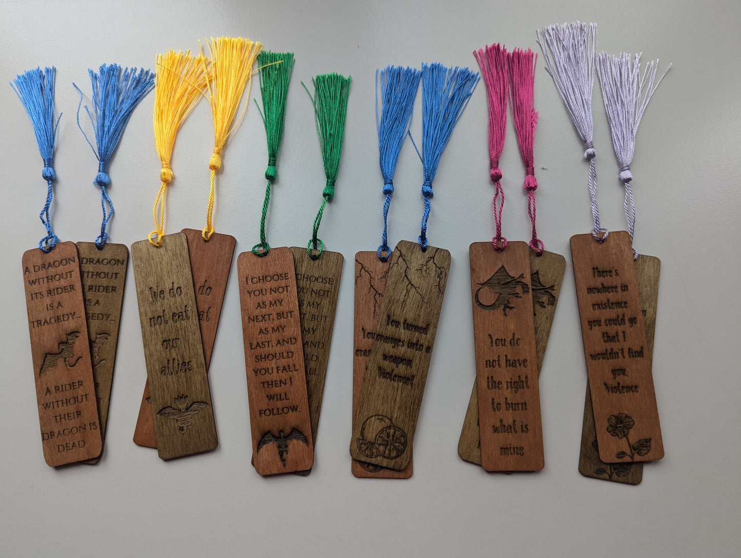 Fourth Wing Bookmark | 3cm x 12 cm