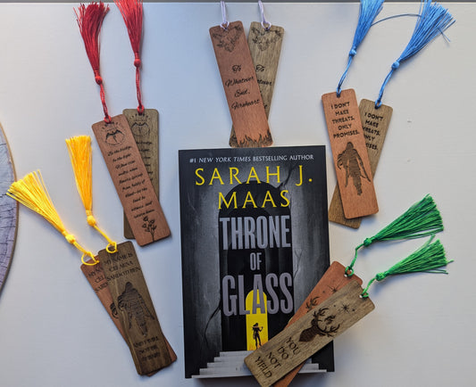 Throne of Glass Bookmark | 3cm x 12 cm